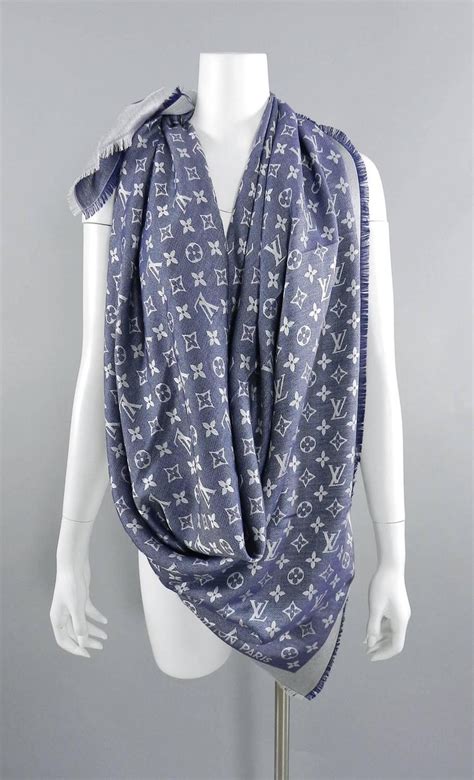 louis vuitton original scarf|louis vuitton denim scarf.